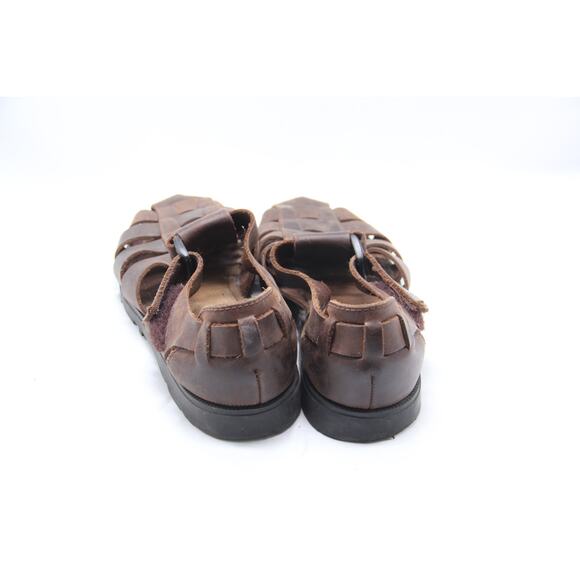 Bass Fishermen Sandals Mens Size 10.5 M Brown Leather Jakson Strap Comfort Shoes main image 7